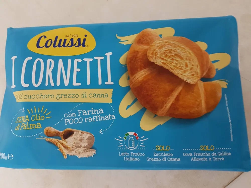 I cornetti zucchero grezzo di canna cornetti