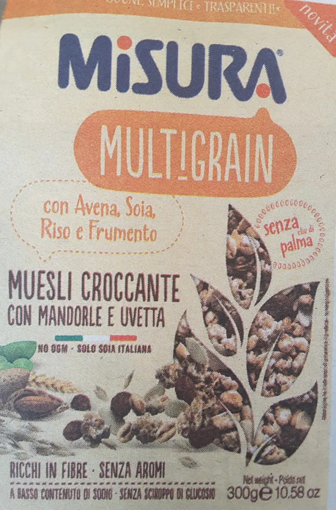 Misura Muesli Croccante Multigrain 300G