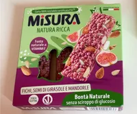 Barretta Misura fichi, semi di girasole e mandorle