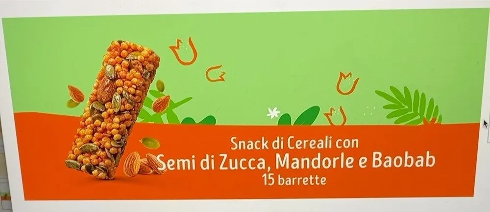 Snack natura ricca semi zucca
