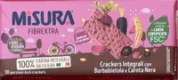 Crackers integrali con barbabietola e carota nera