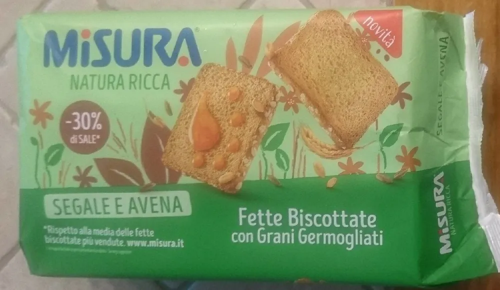 Fette biscottate con Grani germogliati