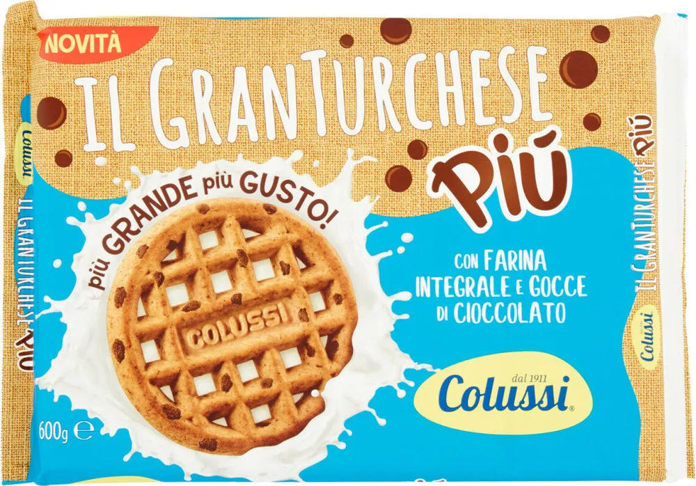 Il granturchese più con farina integrale e gocce di cioccolato
