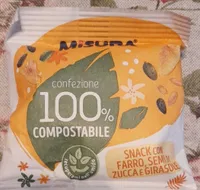 Snack con farro, semi di zucca e girasole