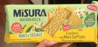 Crackers con mais soffiato