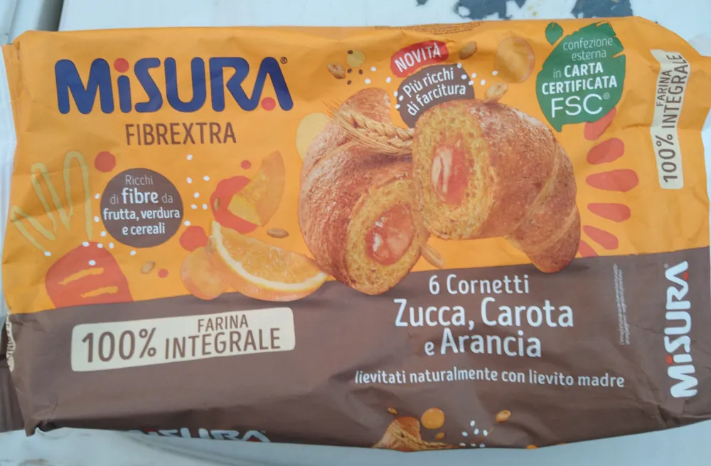 Cornetti zucca carota e arancia