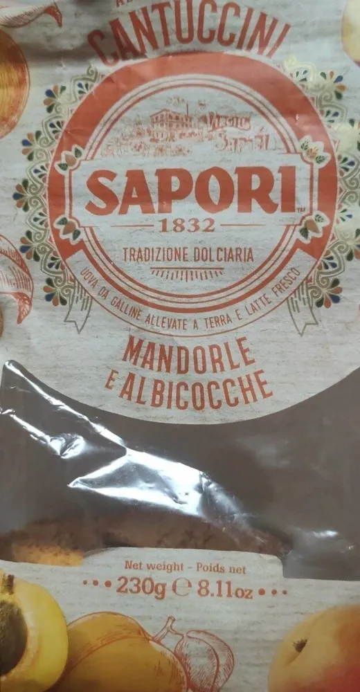 Cantuccini mandorle e albicocche