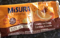 Cornetto con zucca, carota e arancia