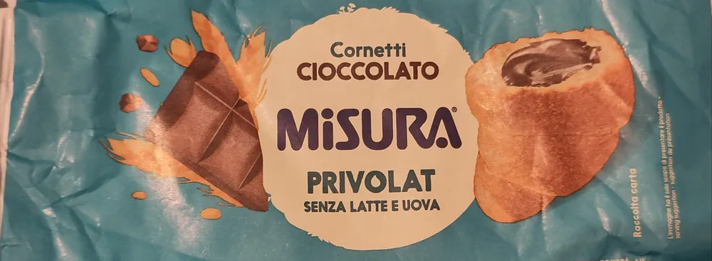 Cornetto Cioccolato senza latte e uova
