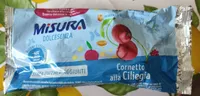Cornetto alle ciliegia senza zuccheri aggiunti