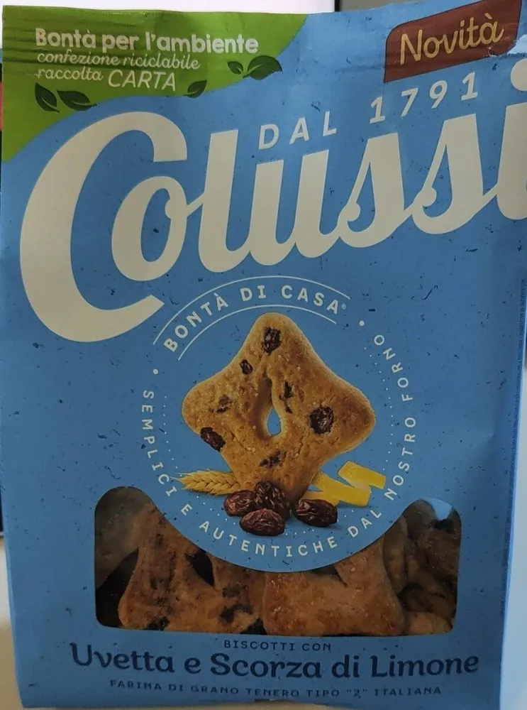 Uvetta e scorza di limone