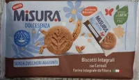 MiSURA Dolcesenza Biscotti integrali con cereali