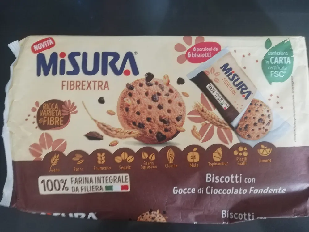Biscotti con Gocce di Cioccolato Fondente