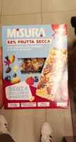 Barrette 52% frutta secca con cioccolato fondente e frutti di bosco