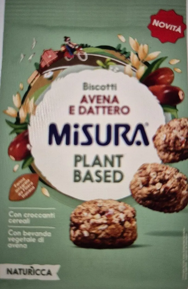 Biscotti Avena E Dattero Plant Based