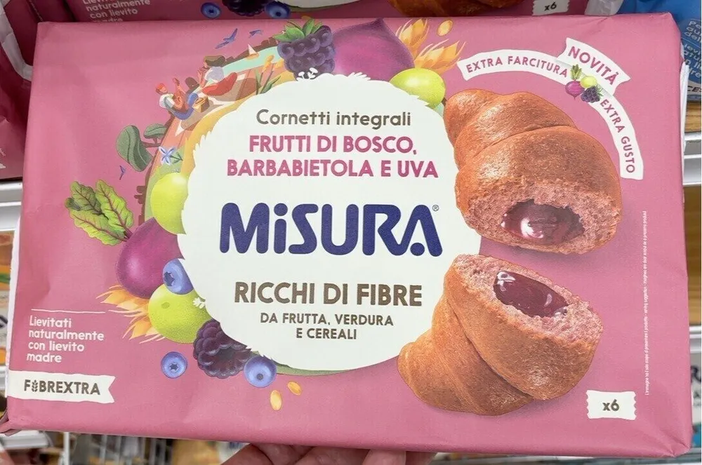 Cornetti integrali frutti di bosco