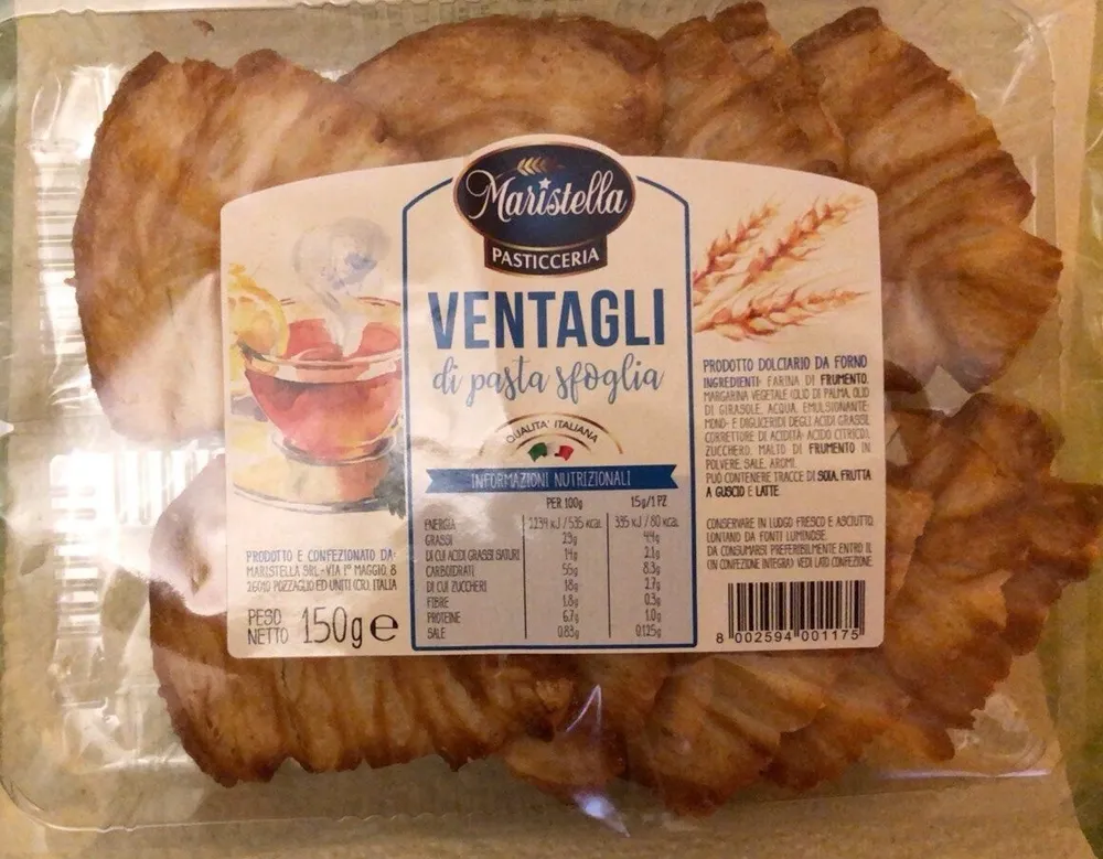 Ventagli di pasta sfoglia