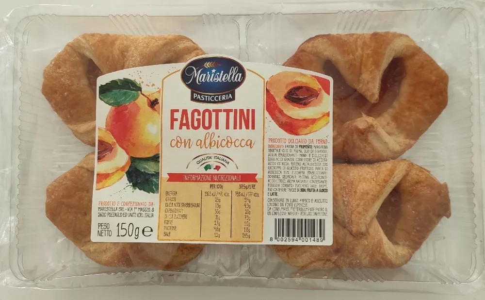 Fagottini con albicocca