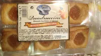 Quadruccini Biscuits feuilletés à l'abricot