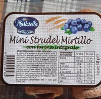 Mini strudel mirtillo