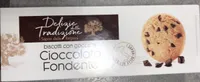 Biscotti con gocce di cioccolato fondente