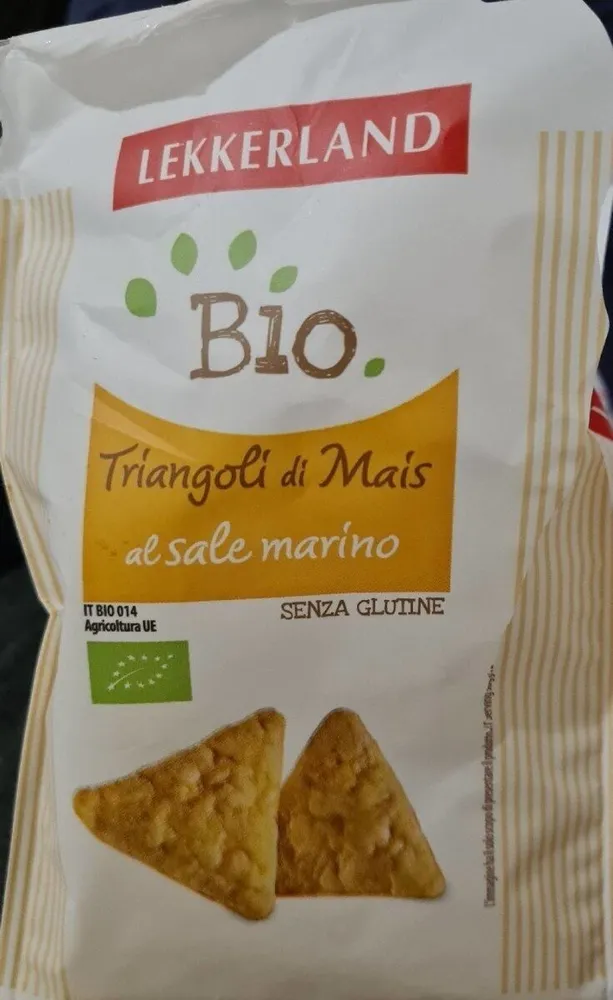Triangoli di mais al sale marino