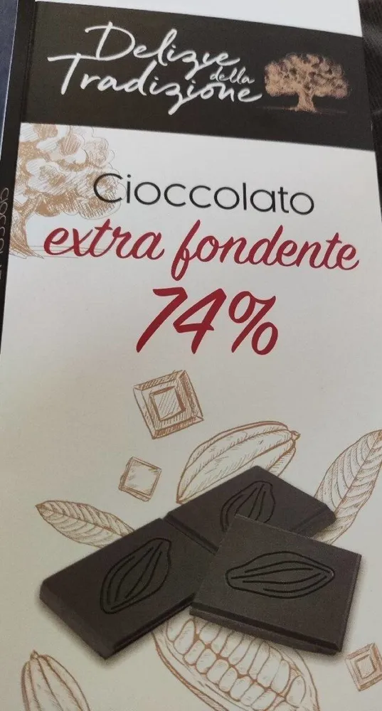 Cioccolato extra fondente 74%