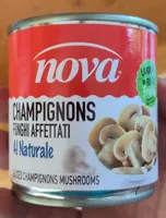 Champignon a funghi affettati al naturale
