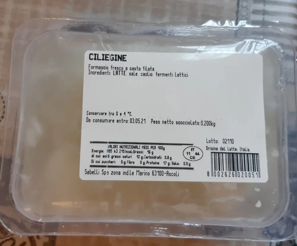 Mozzarelle ciliegine