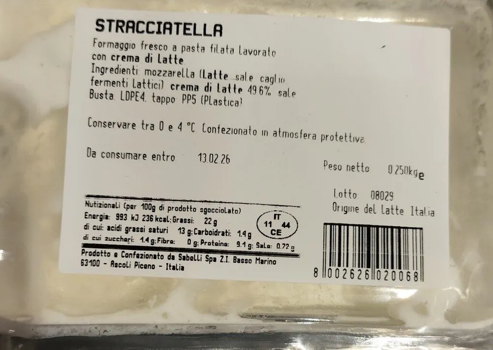 Stracciatella di burrata