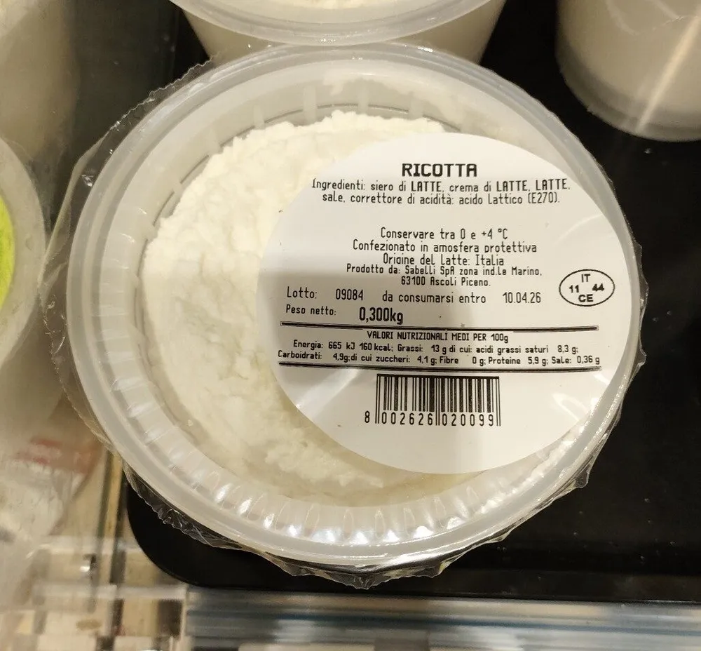 Ricotta di affioramento