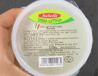Burrata senza lattosio