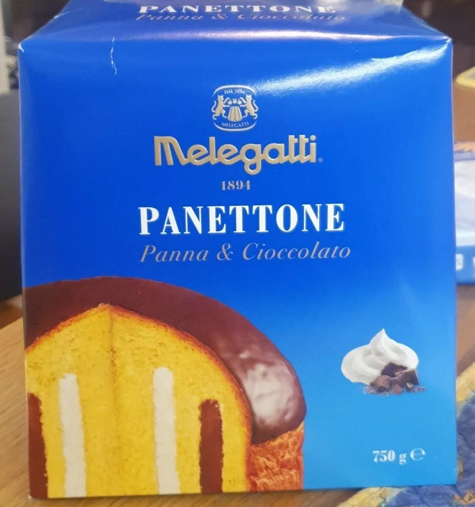Panettone panna e cioccolato