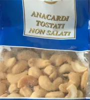 Anacardi tostati e non salati