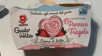 Yogurt intero panna e fragola