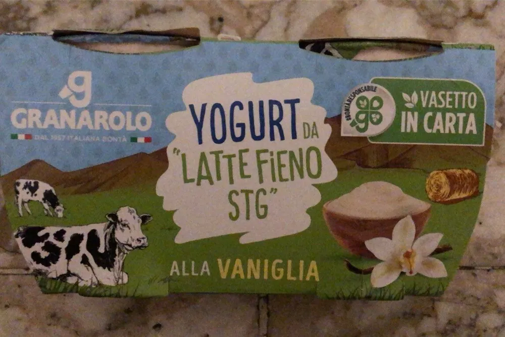 Yogurt alla vaniglia da latte fieno STG