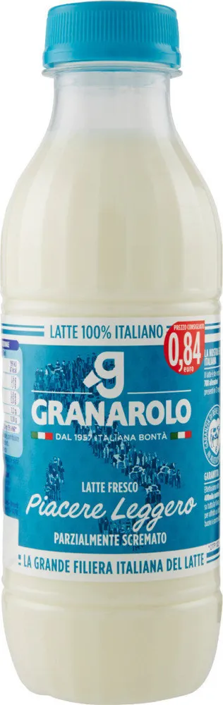 Latte fresco piacere leggero parzialmente scremato