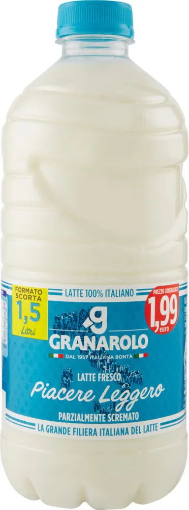 Latte fresco piacere leggero parzialmente scremato