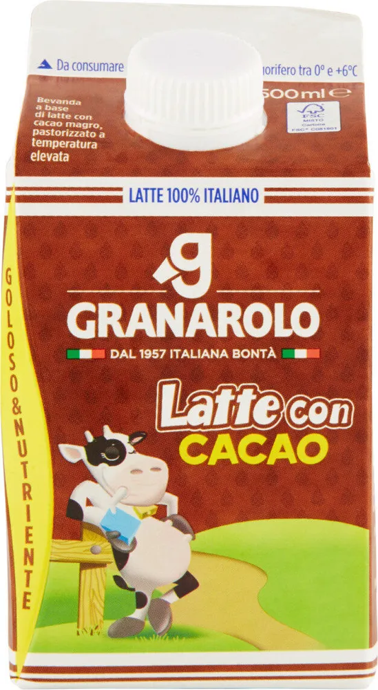 Latte con cacao