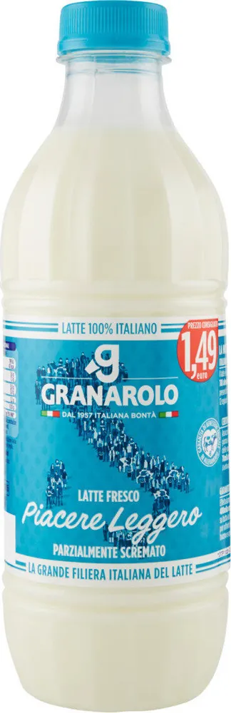 Latte fresco piacere leggero parzialmente scremato