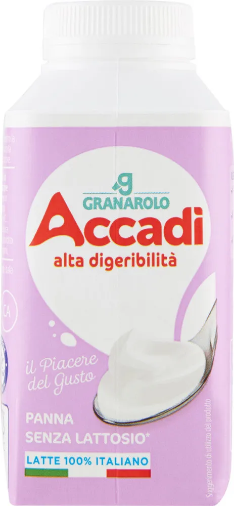 Panna senza lattosio