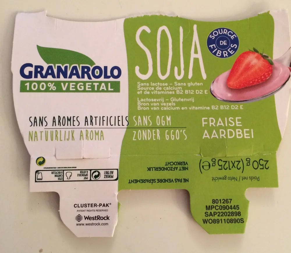 Dessert Soja Fraise