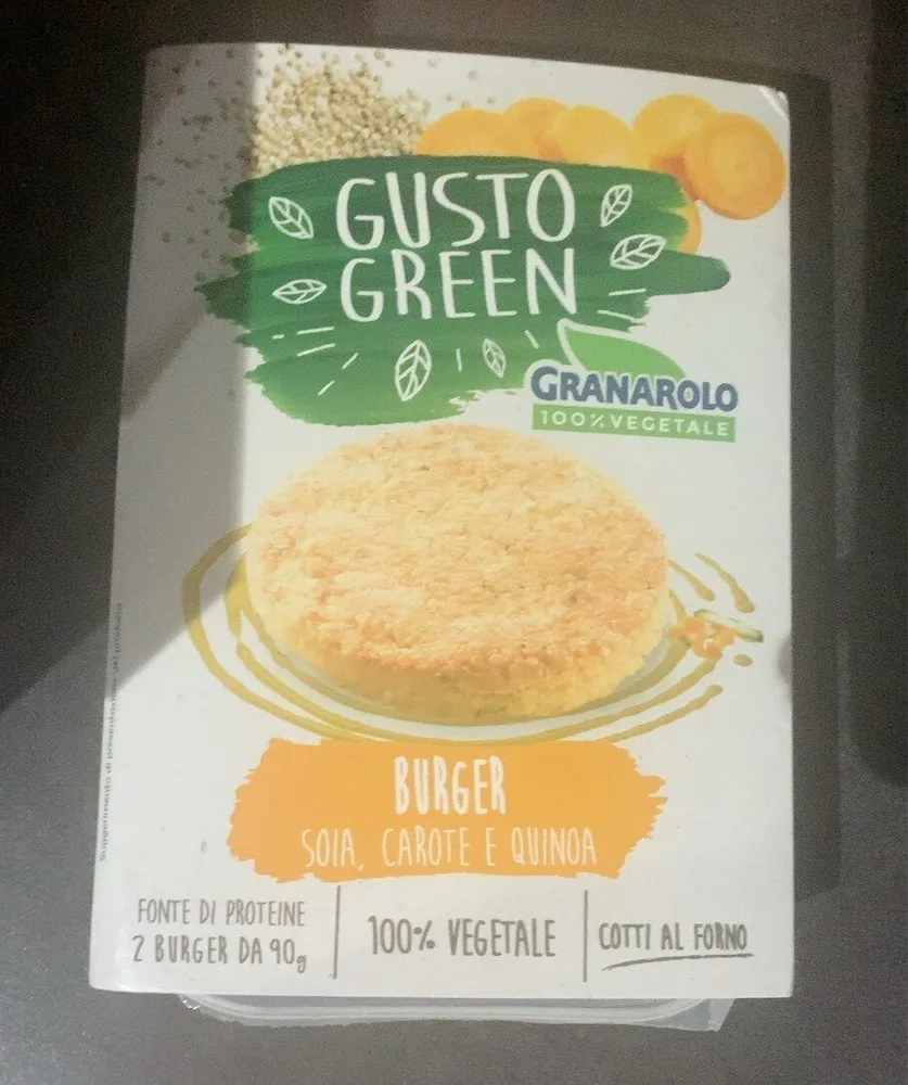 Burger soia carote quinoa