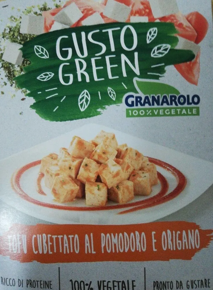 GUSTO GREEN TOFU CUBETTATO AL POMODORO E ORIGANO