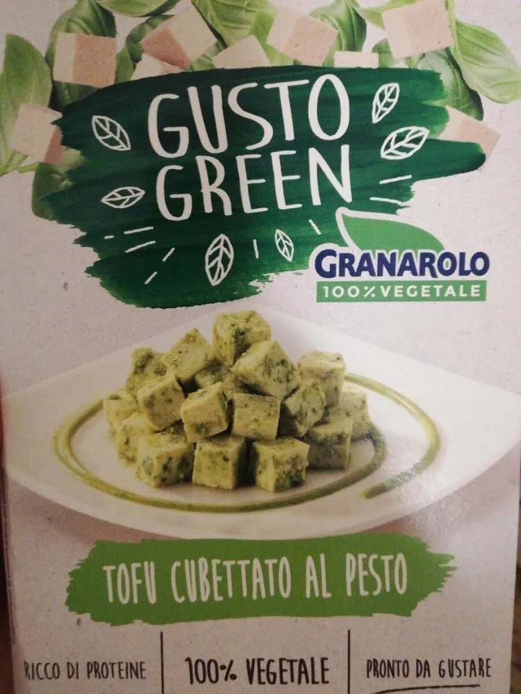 Tofu Cubettato al Pesto