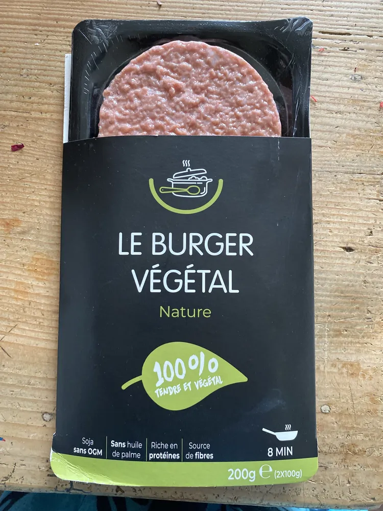 Le Burger Végétal Nature