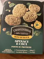 Mini Burger Spinaci e Ceci