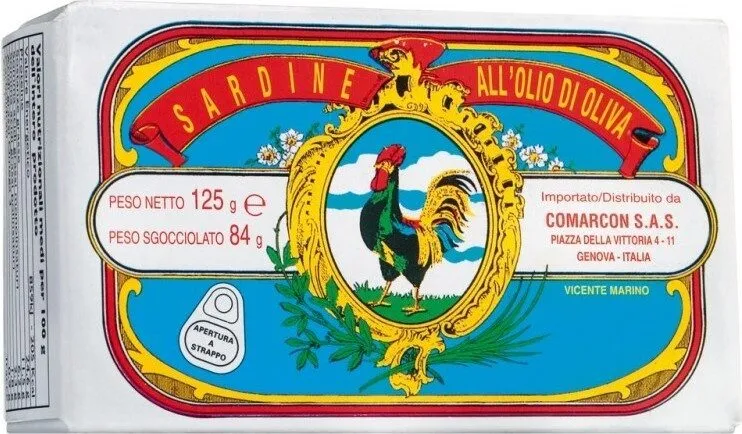 Sardine Comarcon Gallo Classico Sardine Semi Latt 125 GR PN