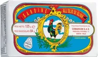 Sardine Comarcon Gallo Classico Sardine Semi Latt 125 GR PN