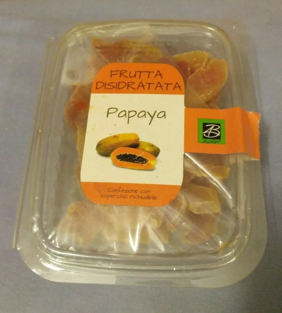 frutta disidratata papaya